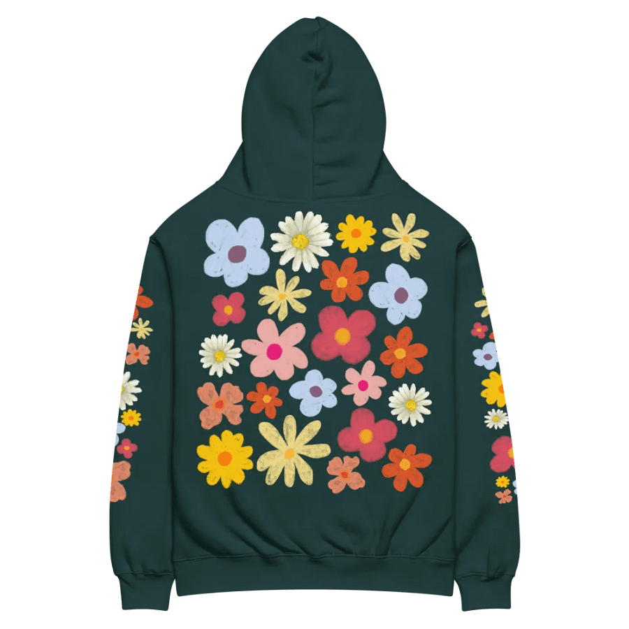 Floral Hoodie (Green) product image (2)
