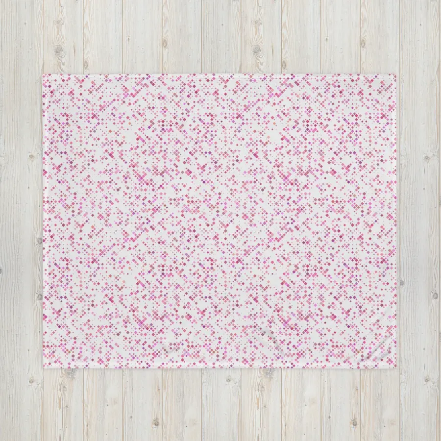 Pink Pixels Blanket product image (4)
