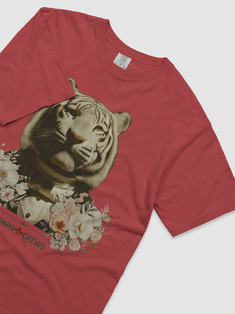 White Tiger Floral T Shirt Vintage Animal product image (11)