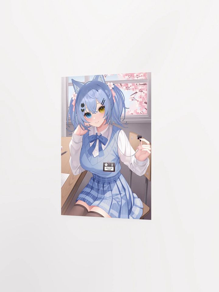 Blue School Girl Poster product image (12)