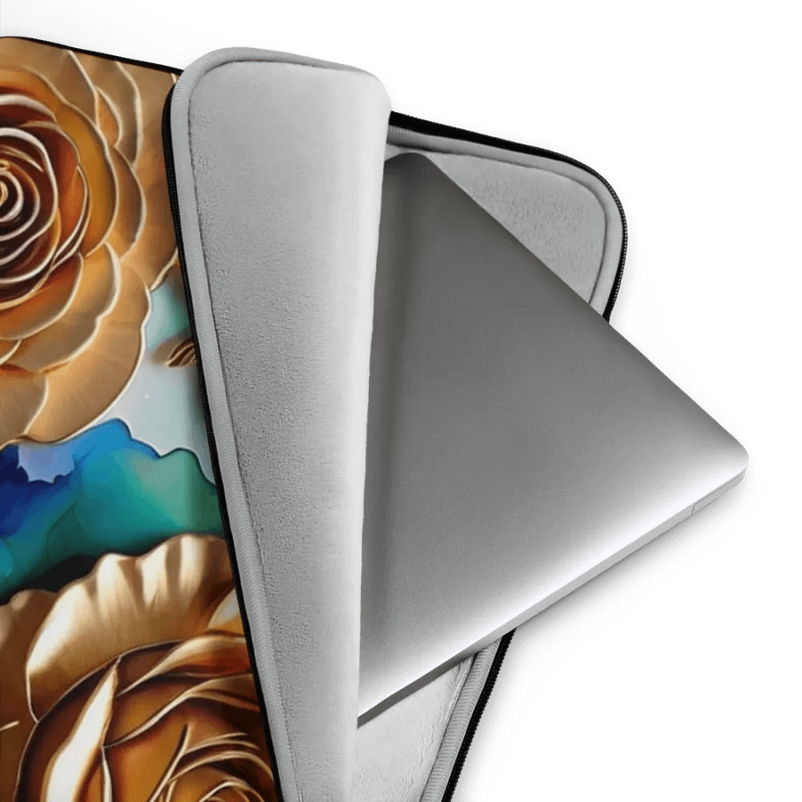 Golden Rose Luxe Laptop Sleeve product image (4)
