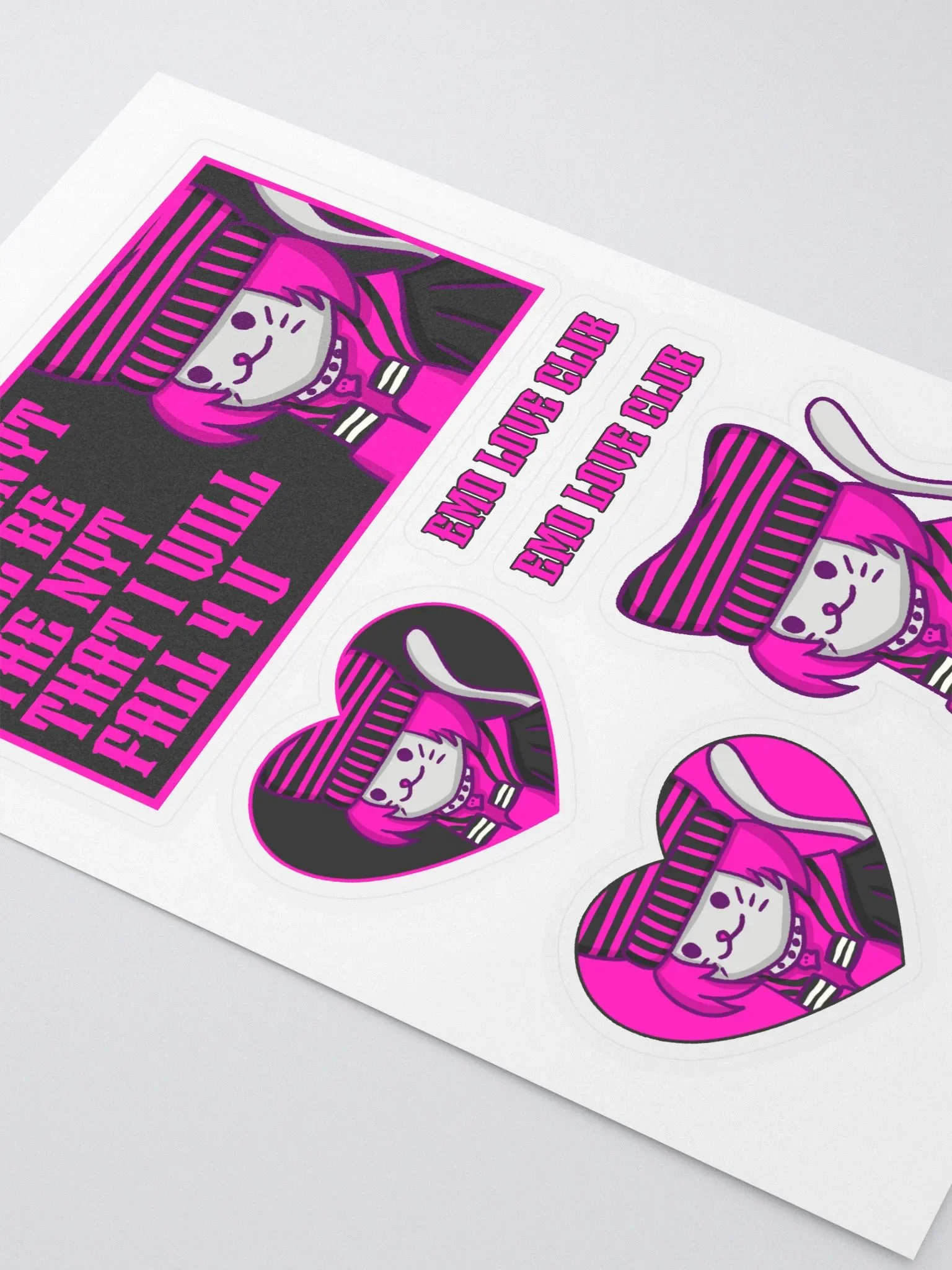 THE EMO LOVE CLUB Sticker Sheet product image (2)