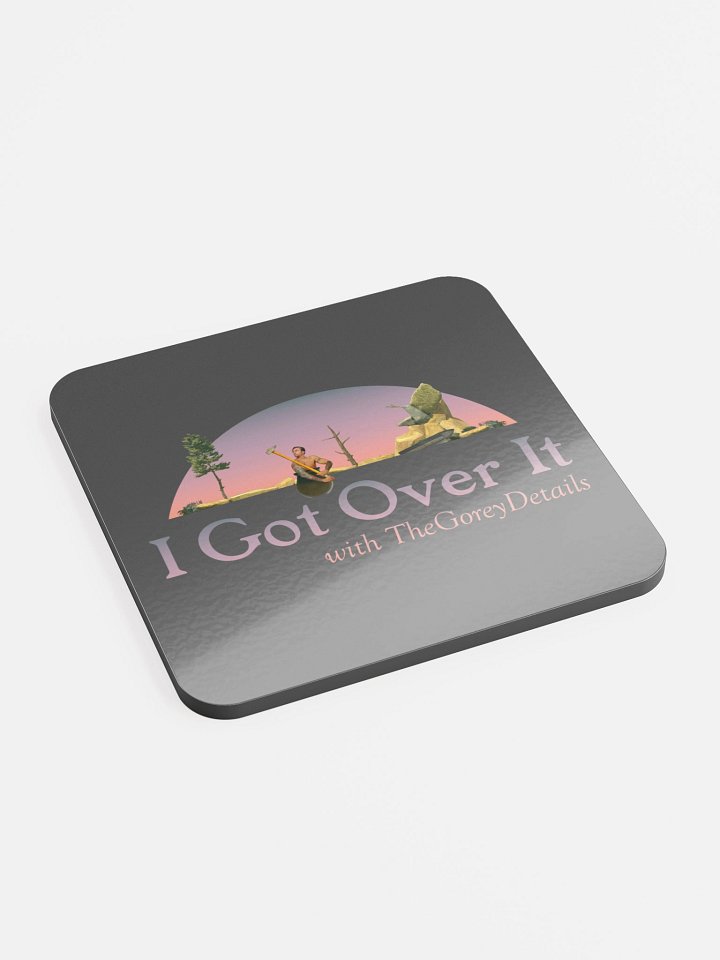 I Got Over It - Glossed Cork Coaster product image (2)