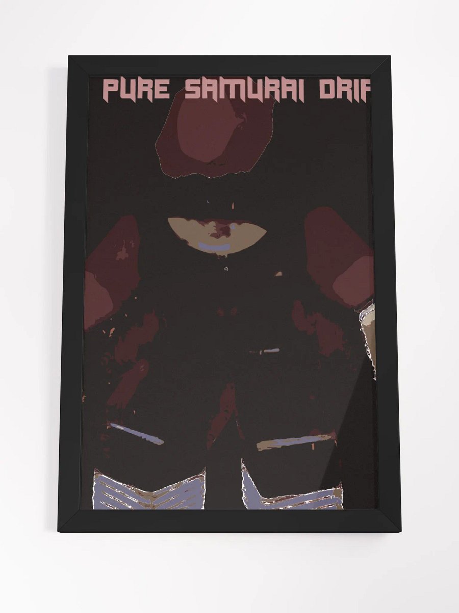 Galactic Void Samurai Drip Edition Framed Matte Poster product image (7)