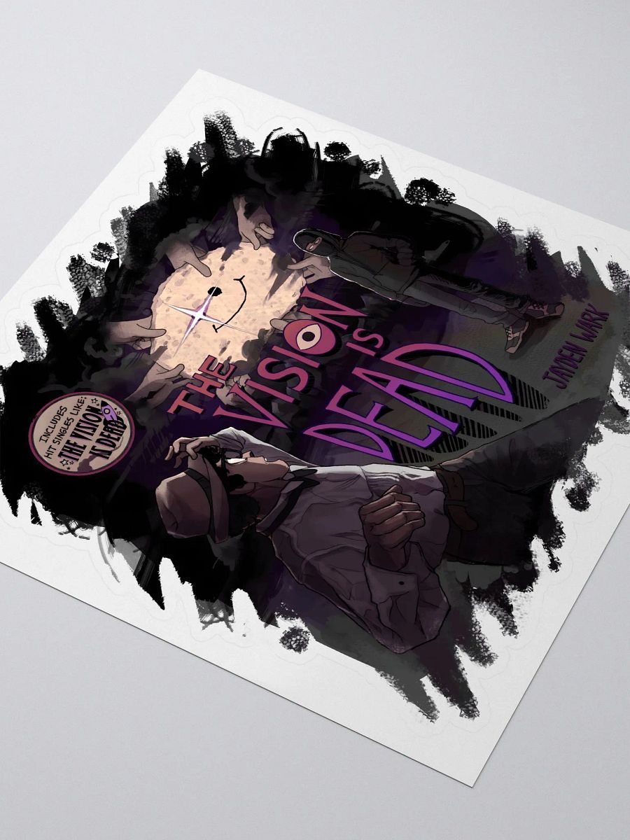 The Vision Is Dead Album Sticker (Smudge) product image (3)