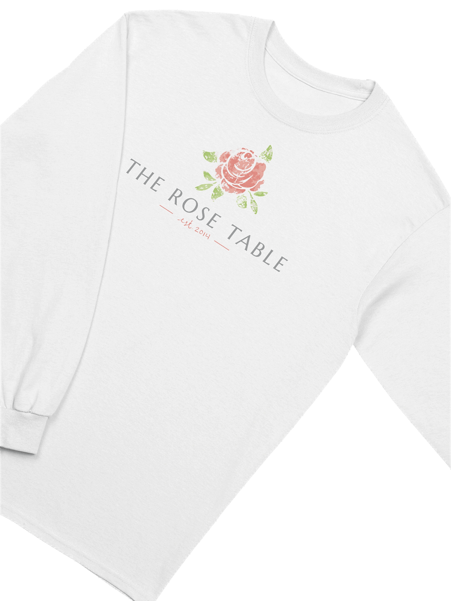 Rose Table Cotton Long Sleeve T-Shirt product image (15)