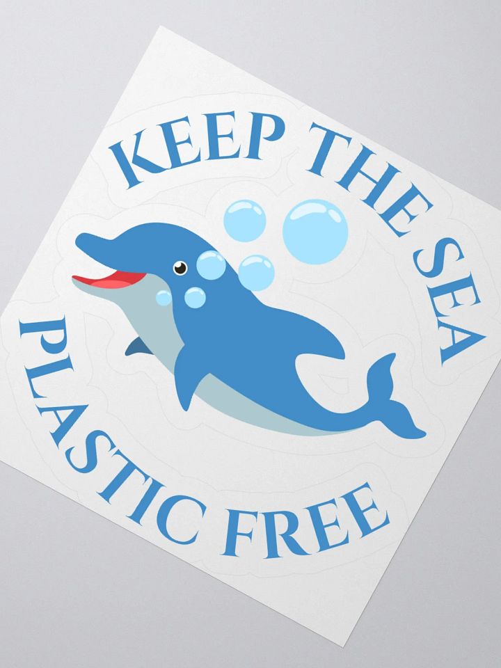 Smiling Dolphin Vinyl Stickers product image (8)
