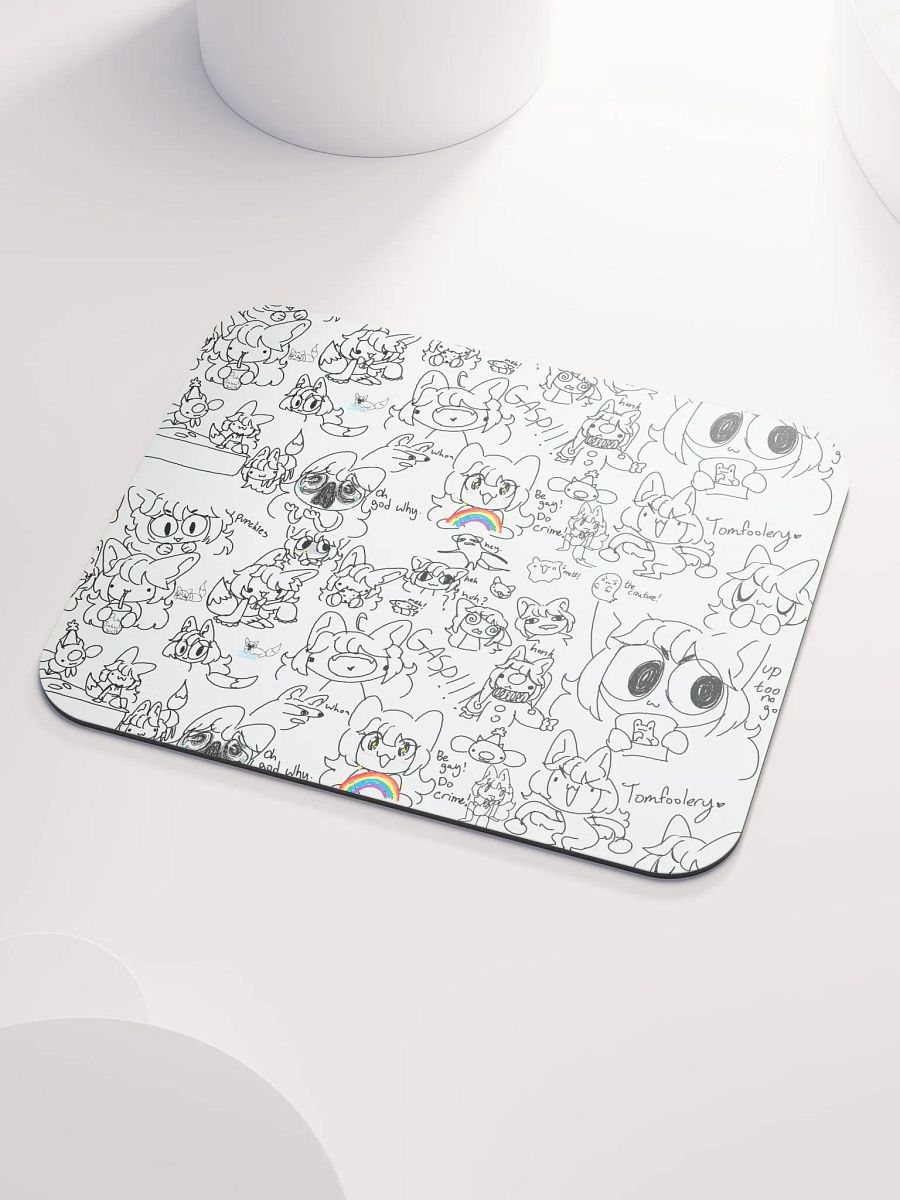 MS Paint doodle board mouse pad product image (3)