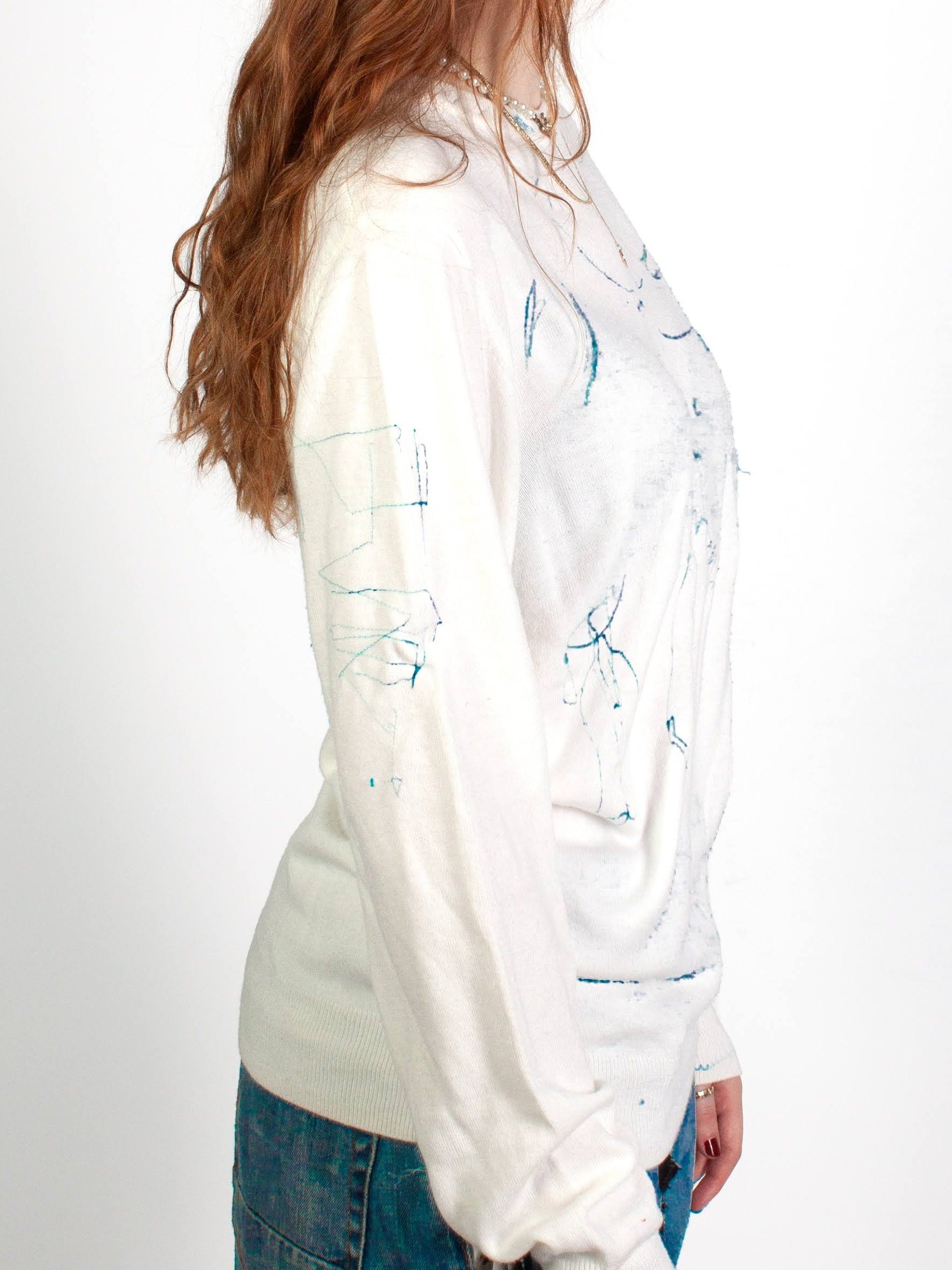 White 'Ticket From London' Sweatshirt product image (3)