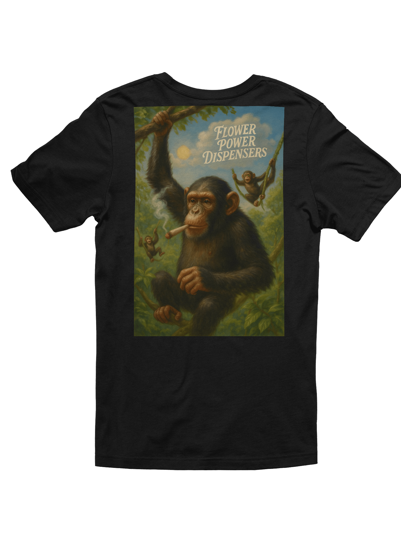 Monkey Play Flower Power SG Logo Soft Tee product image (2)