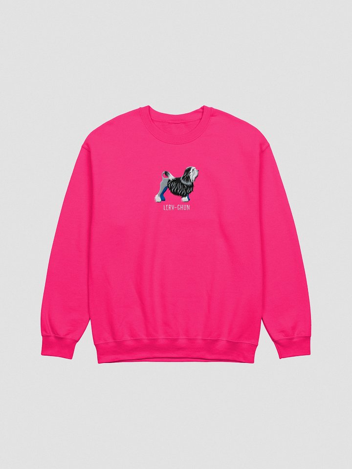 Lerv-Chun Sweatshirt (Embroidered) of a Löwchen(Black & White) product image (13)