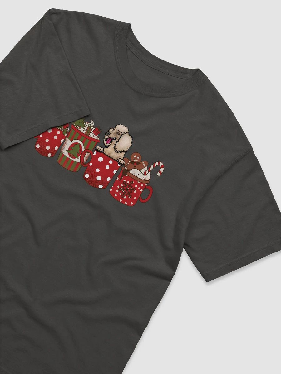 Cute Poodle in a Christmas Cup T-Shirt | Funny Christmas Pup in a Cup product image (26)