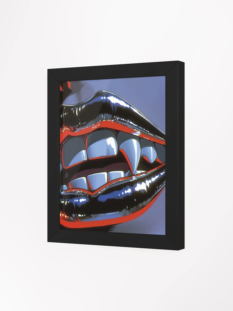 "Kiss that leaves it's mark" Framed Poster product image (39)