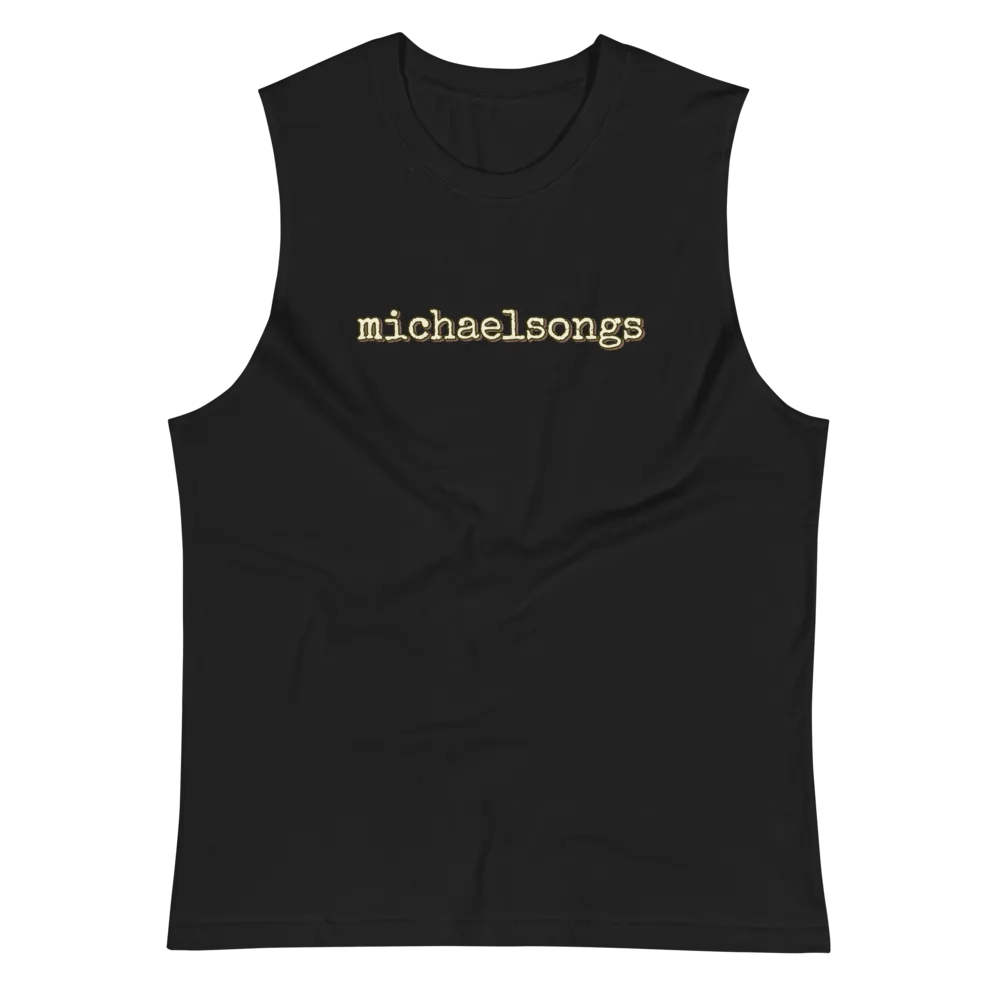 muscle shirt with horizontal logo product image (8)