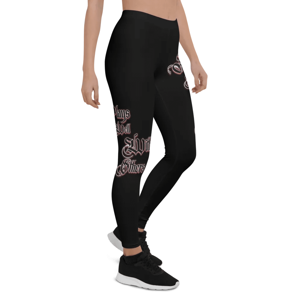 Plays Well With Others Woman's Black Leggings product image (5)
