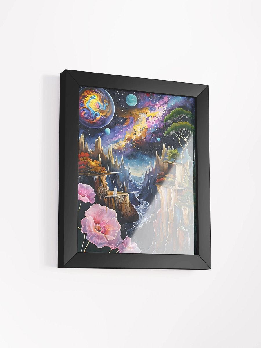 Cosmic Cliffside Dreamscape Poster product image (3)