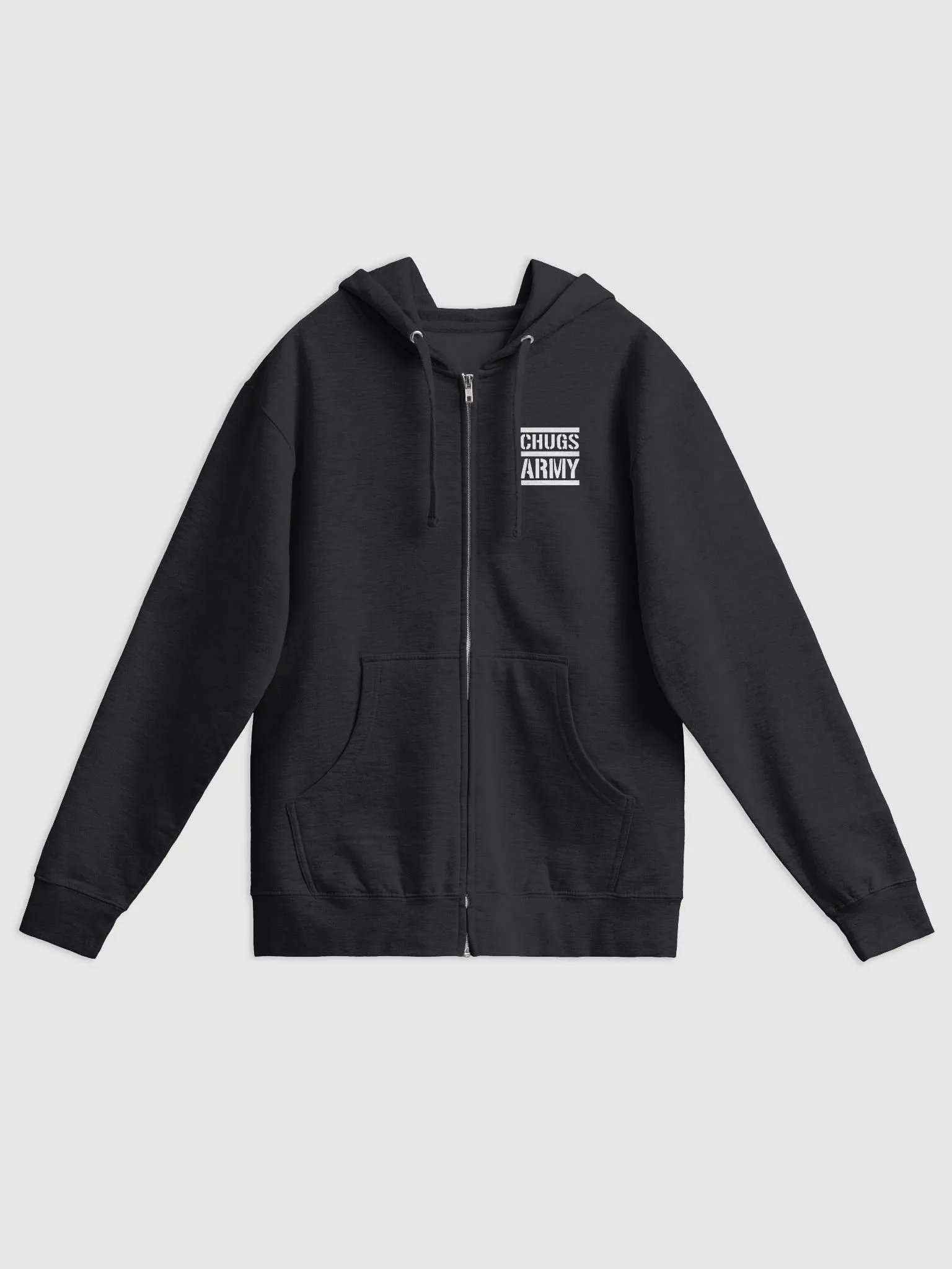 CHUGS Army Poster Zip Hoodie product image (1)