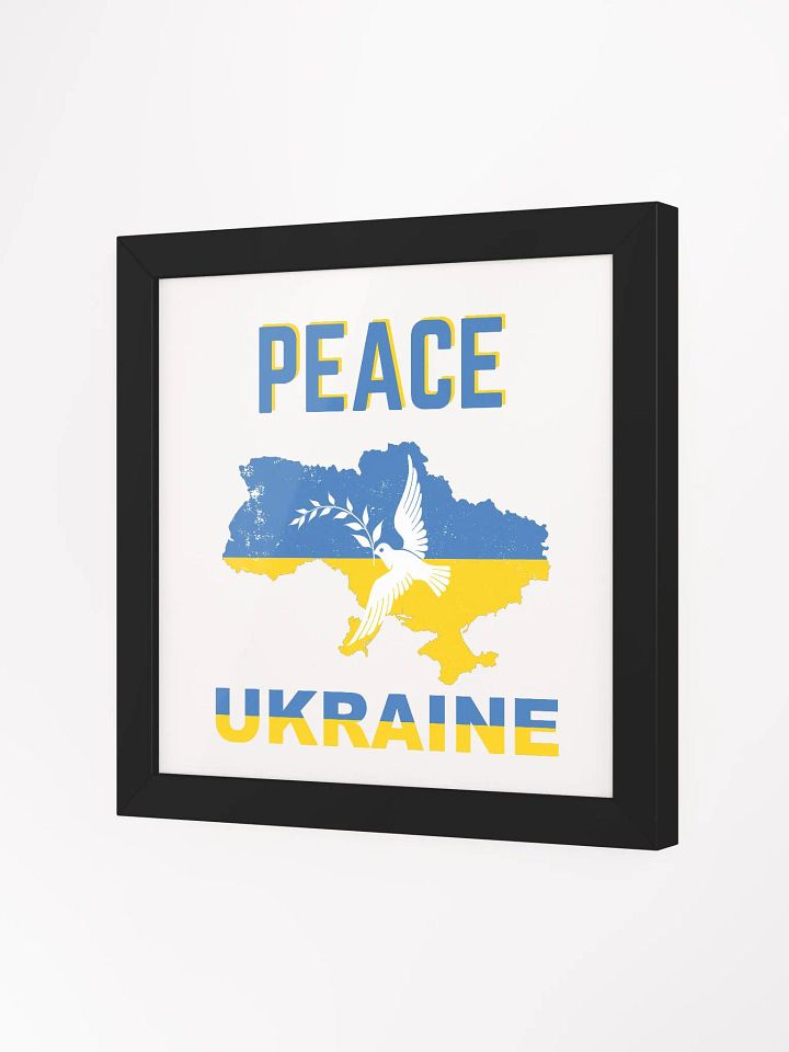 Ukrainian Peace Dove Framed Poster product image (12)