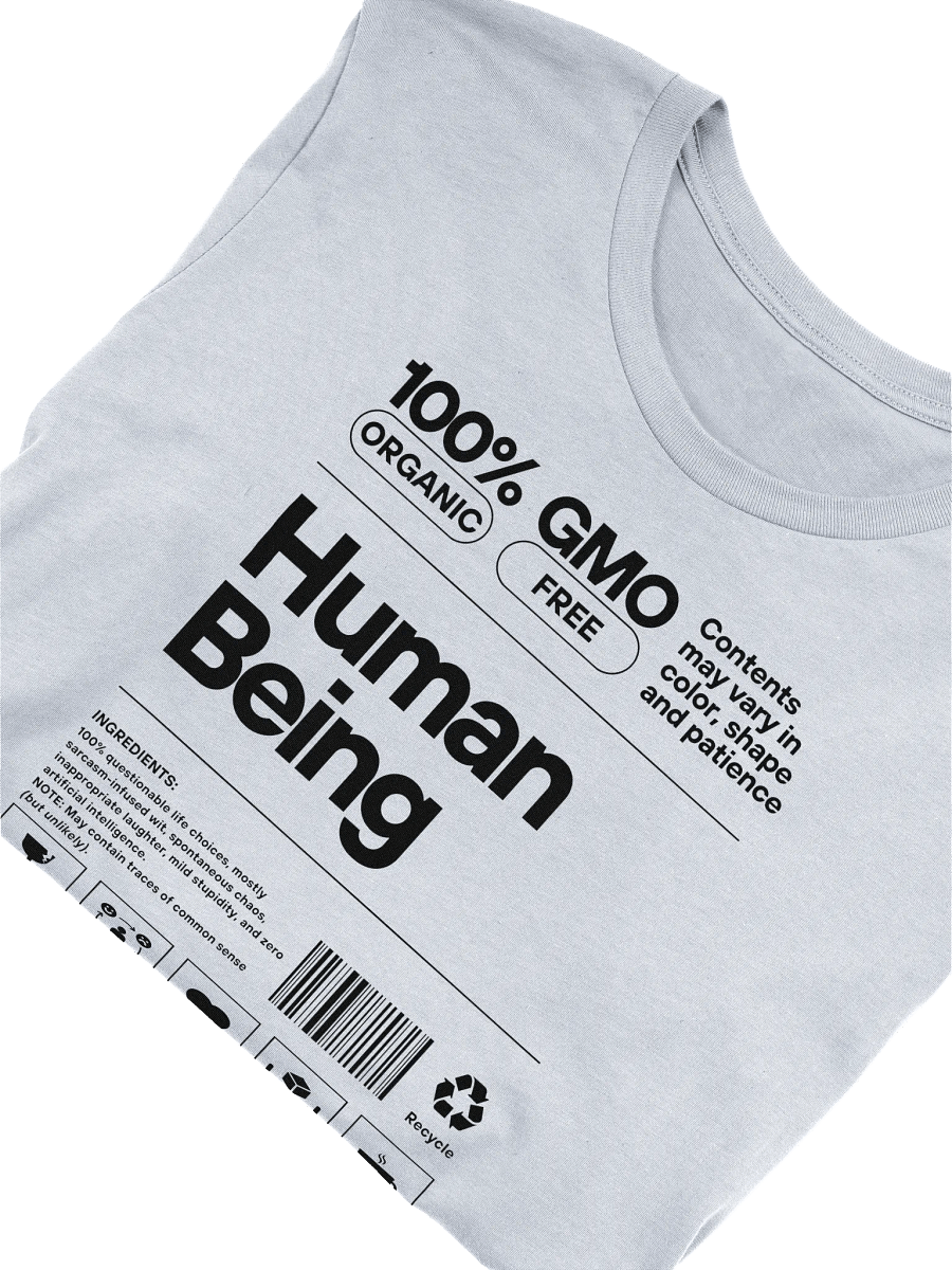 Human Being – Contents May Vary Tee (Light) product image (3)