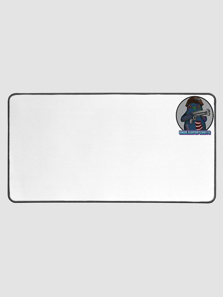 UndeadPenguin Battle Desk Mat Logo Color Gray product image (1)