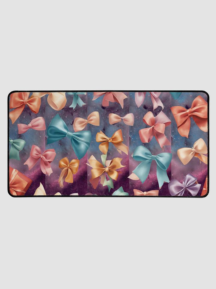 Colorful Bows Desk Mat 15.5" x 31.5" product image (1)