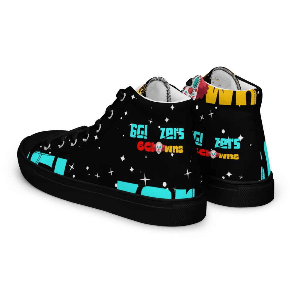 DA6iXXWRLD X 6IXX 1'S DARK SIDERS HIGH TOPS 6GLAZERS & 6CLOWNS product image (6)