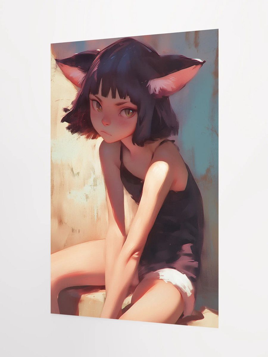 Feline Contemplation Matte Poster product image (3)