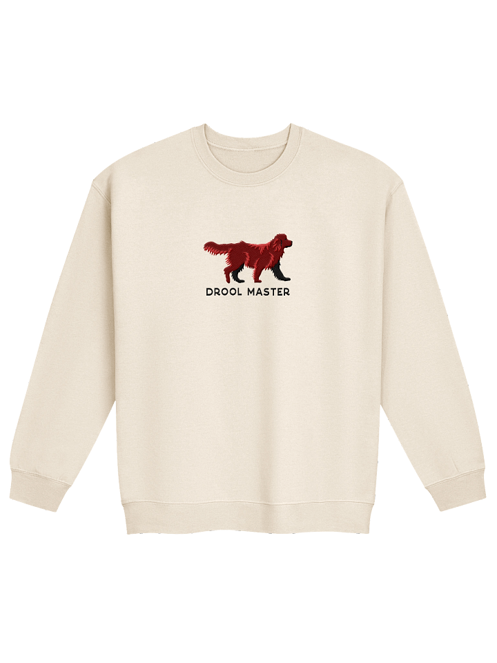 Drool Master Sweatshirt (Embroidered) of a Newfoundland(Chocolate) product image (21)