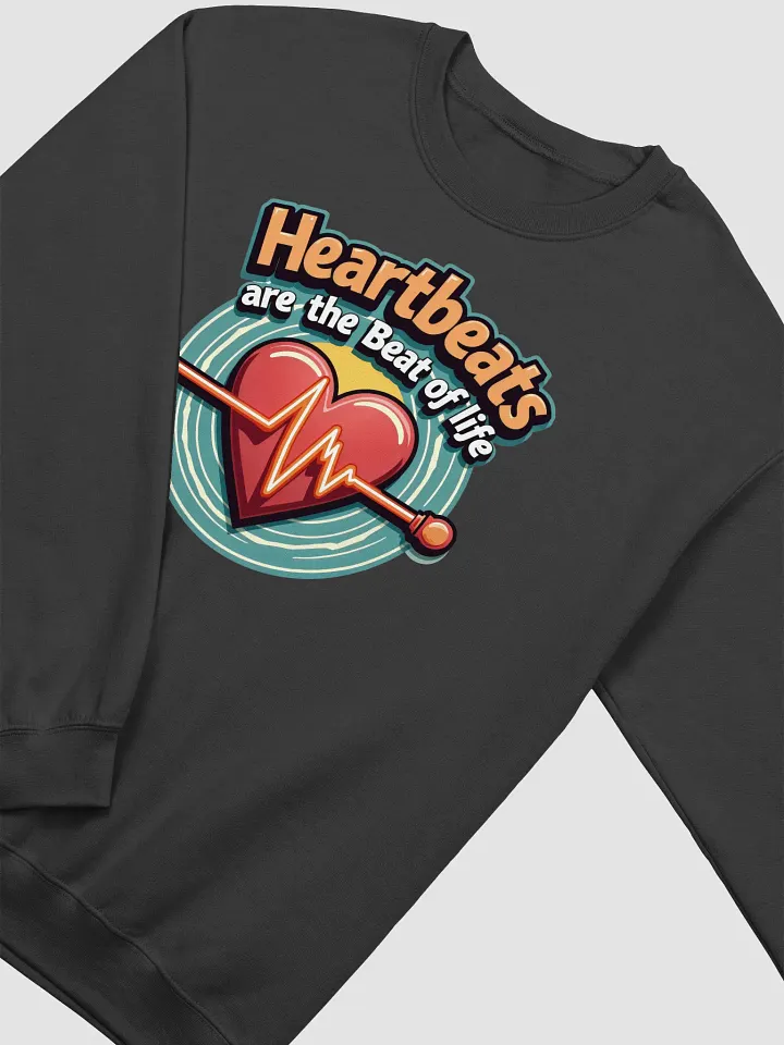 Lifebeat Heart EKG Crewneck Sweatshirt product image (16)