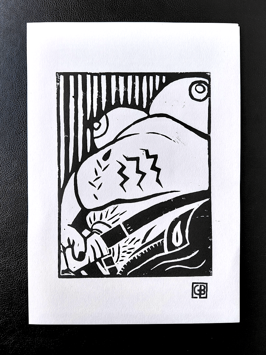 STRAP Lino Print product image (1)