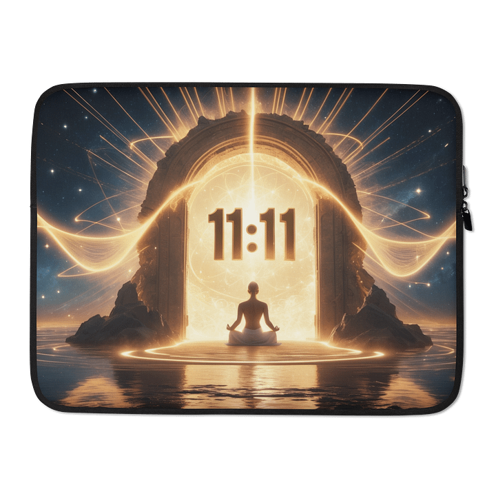 11:11 Portal – Ascension Code Laptop Sleeve product image (2)