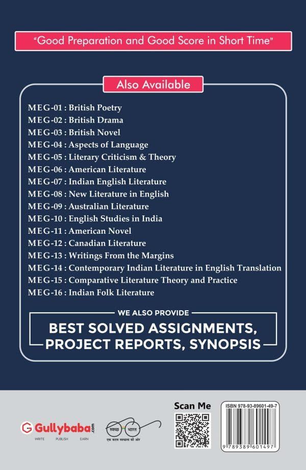 IGNOU MEG-15 Comparative Literature : Theory and Practice product image (2)