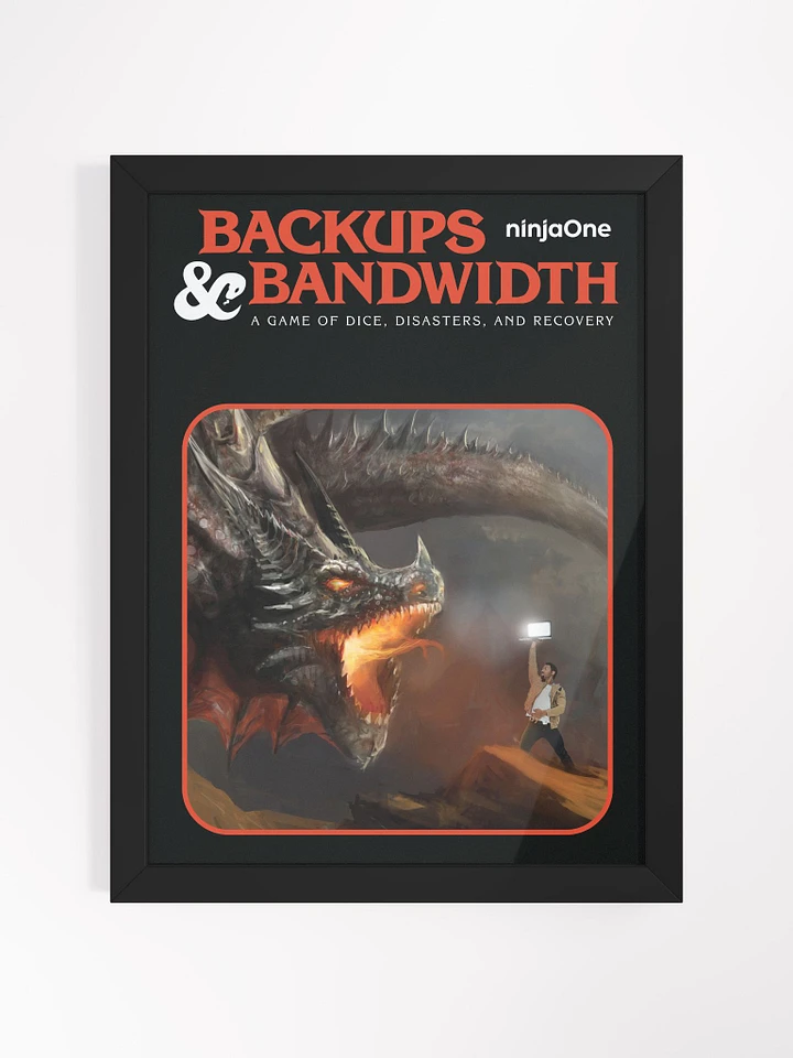 NinjaOne Backups & Bandwidth 2023 - Framed Print product image (1)