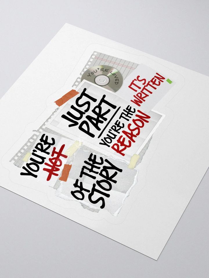 You're THE Reason Sticker product image (5)