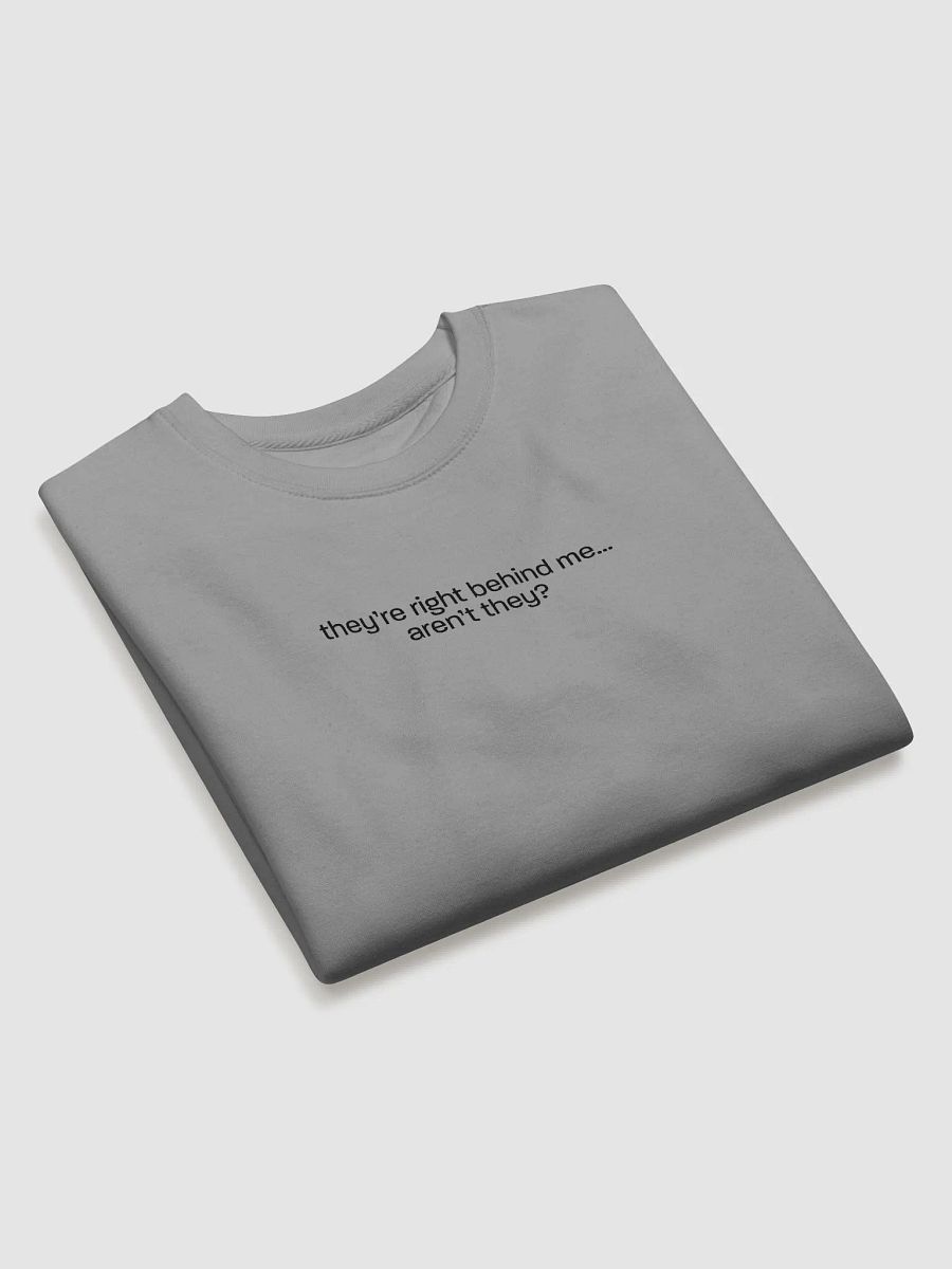 they're right behind me... aren't they? Sweatshirt product image (4)