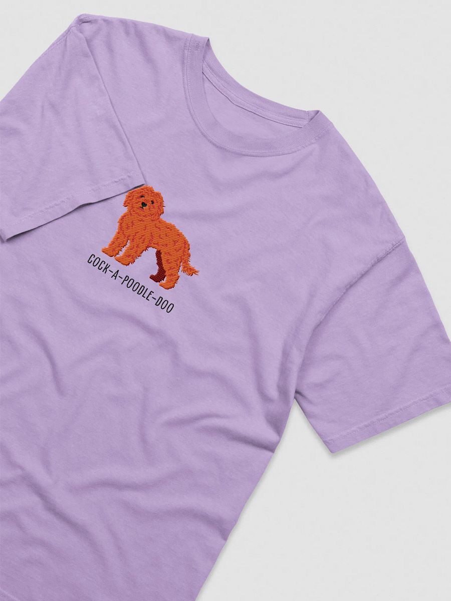 Cock-A-Poodle-Doo T-Shirt(Embroidered) of a Cockapoo(Red) product image (35)