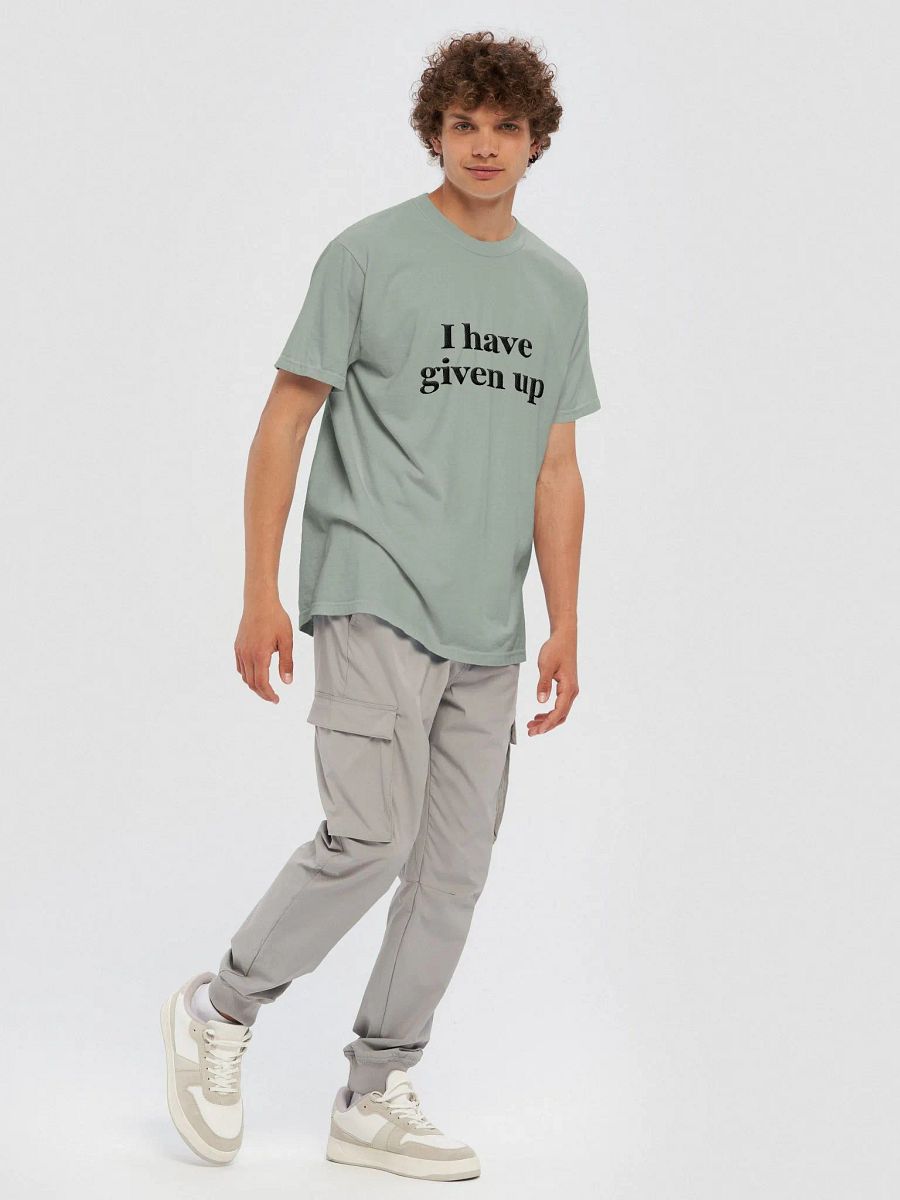 'I Have Given Up' Embroidered Tee product image (6)