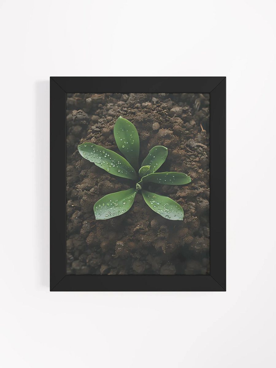 Dewy Greenery Framed Matte Poster product image (5)