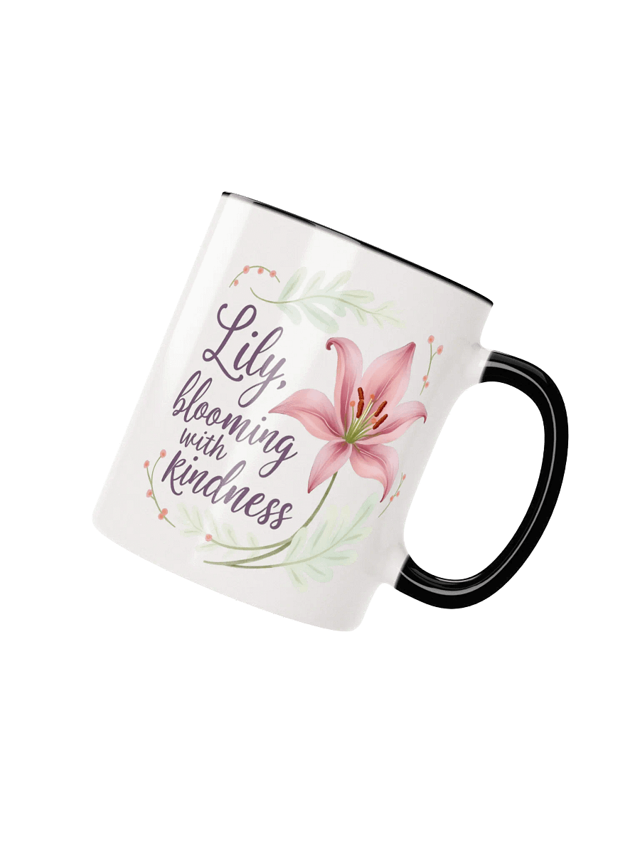 Lily Mug: Blooming with Kindness – A Personalized Gift That Inspires product image (2)