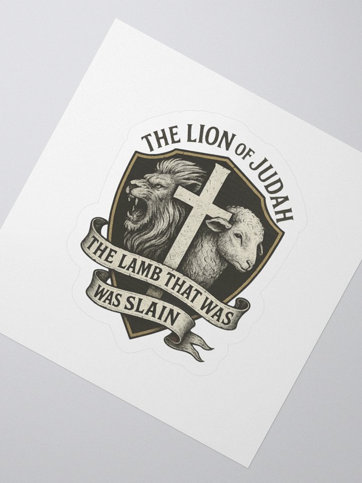 Lion of Judah/Lamb that was Slain sticker product image (6)