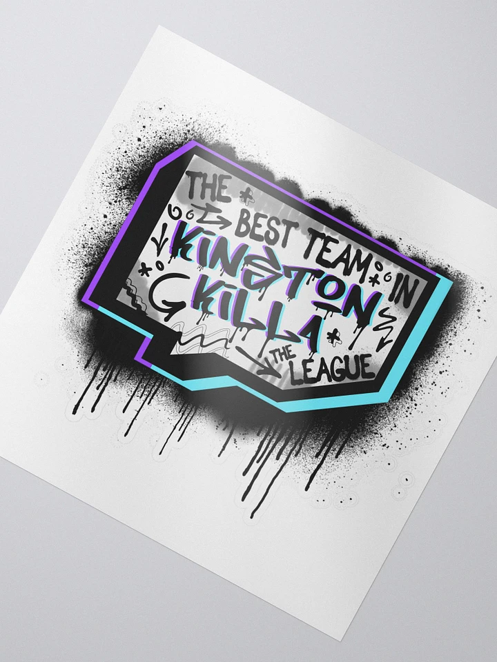 Best Team in the League (Kiss cut stickers) product image (2)