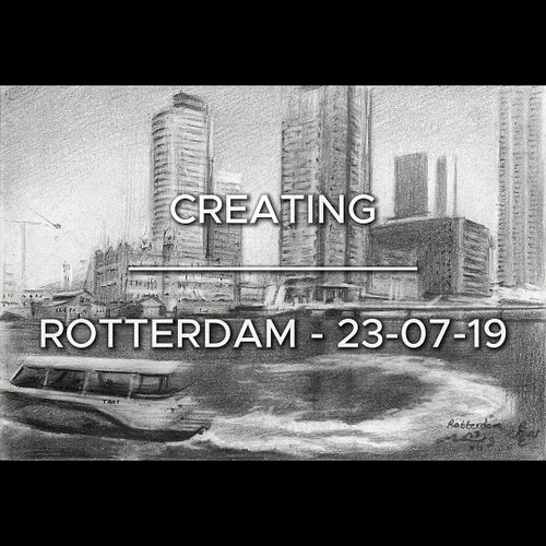 Creating Rotterdam – 23-07-19
 
Available as original (if not sold), prints and printable
 
Click the link in the bio to see ...