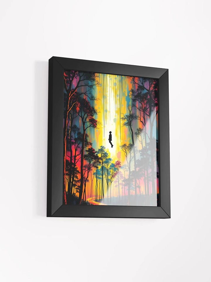 A strange night! Ayous Wood Framed Matte Poster product image (10)