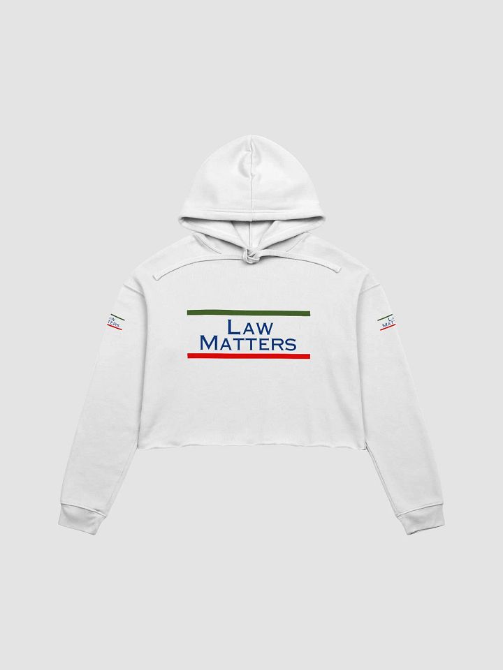 Bella+Canvas Fleece Crop Hoodie product image (1)