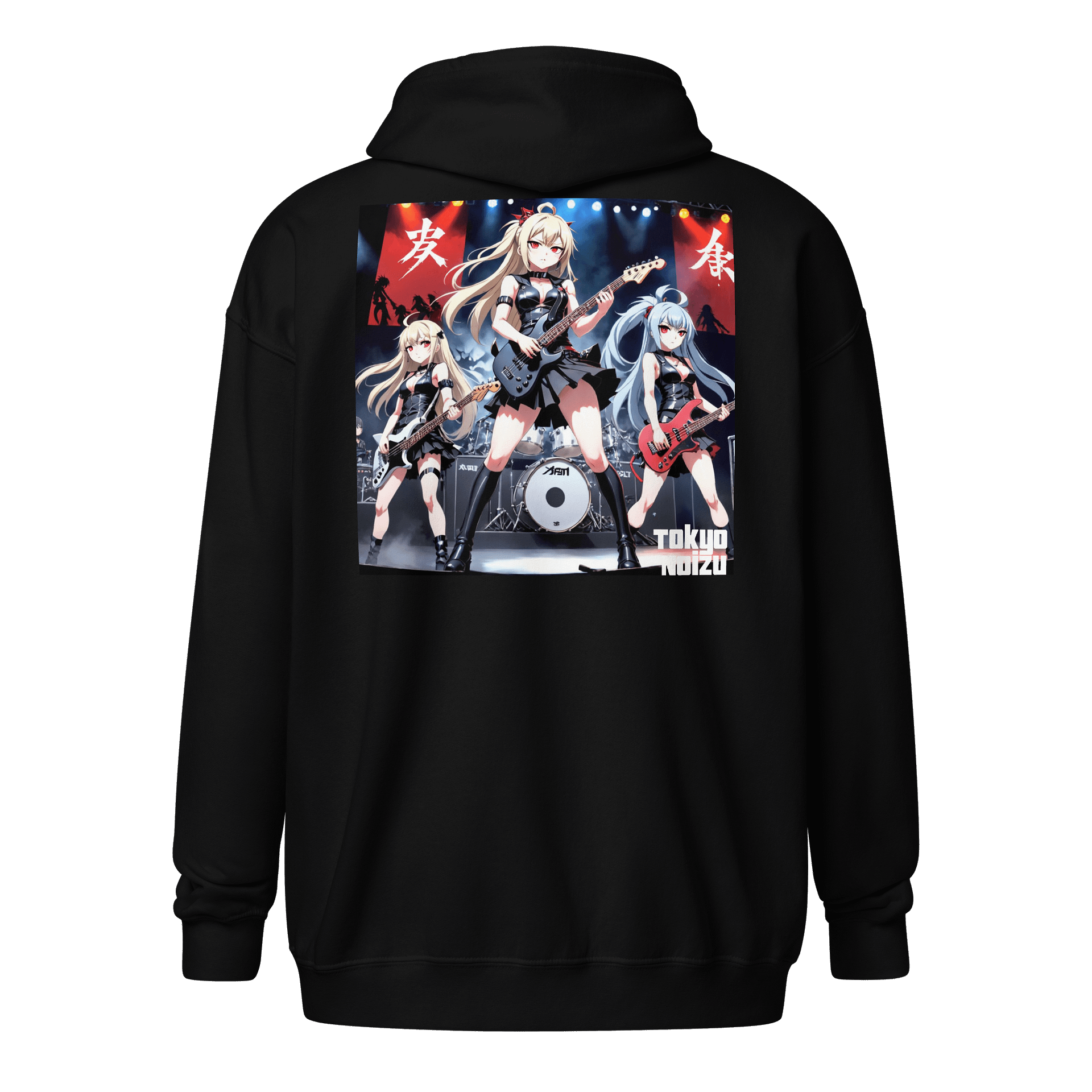 Japanese Female Anime band Unisex Zip Hoodie product image (1)