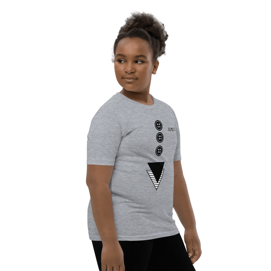 Triangles with buttons and hankie Youth Short Sleeve T-Shirt product image (83)