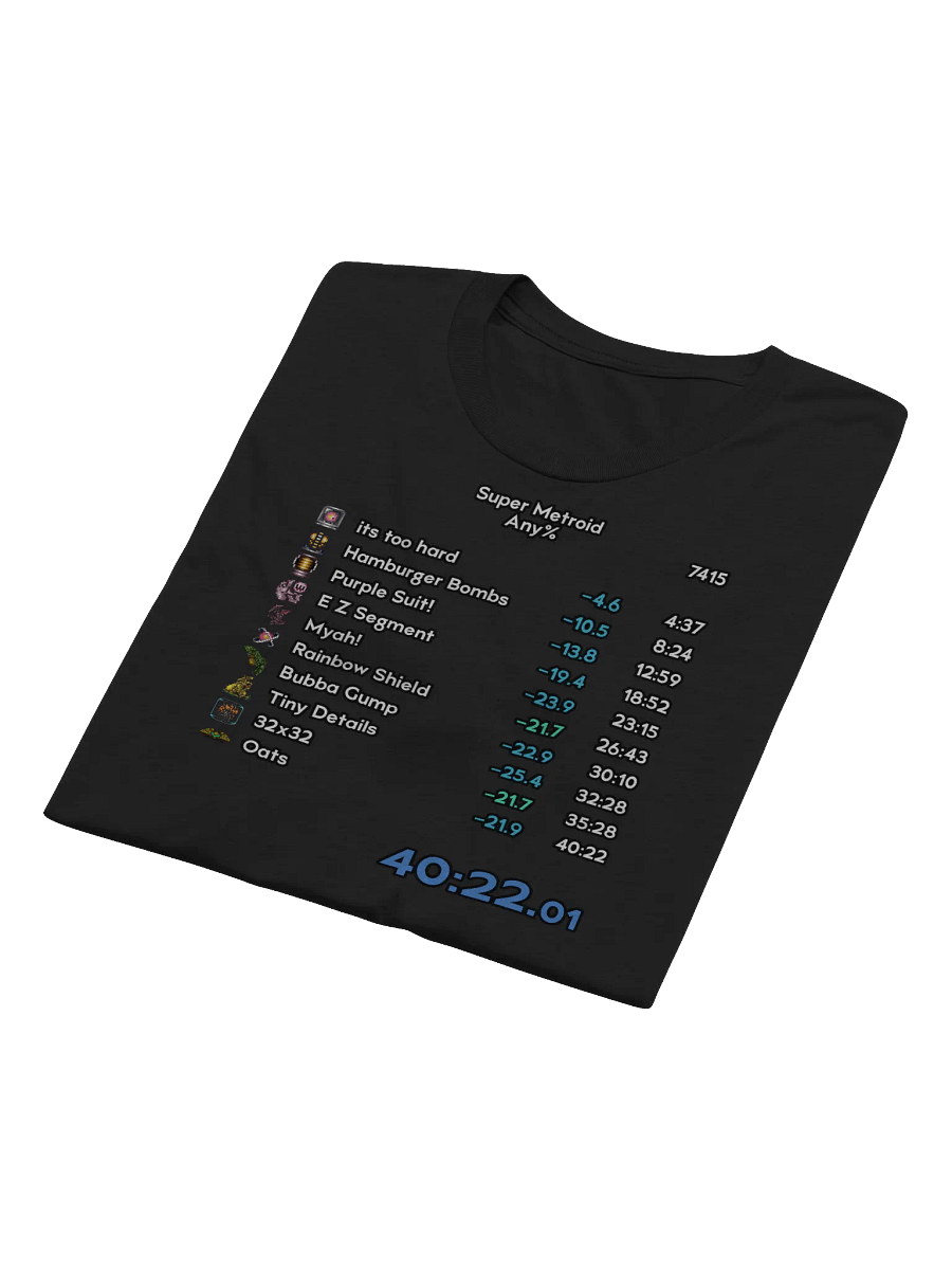 Any% 40:22 World Record Splits Shirt product image (28)