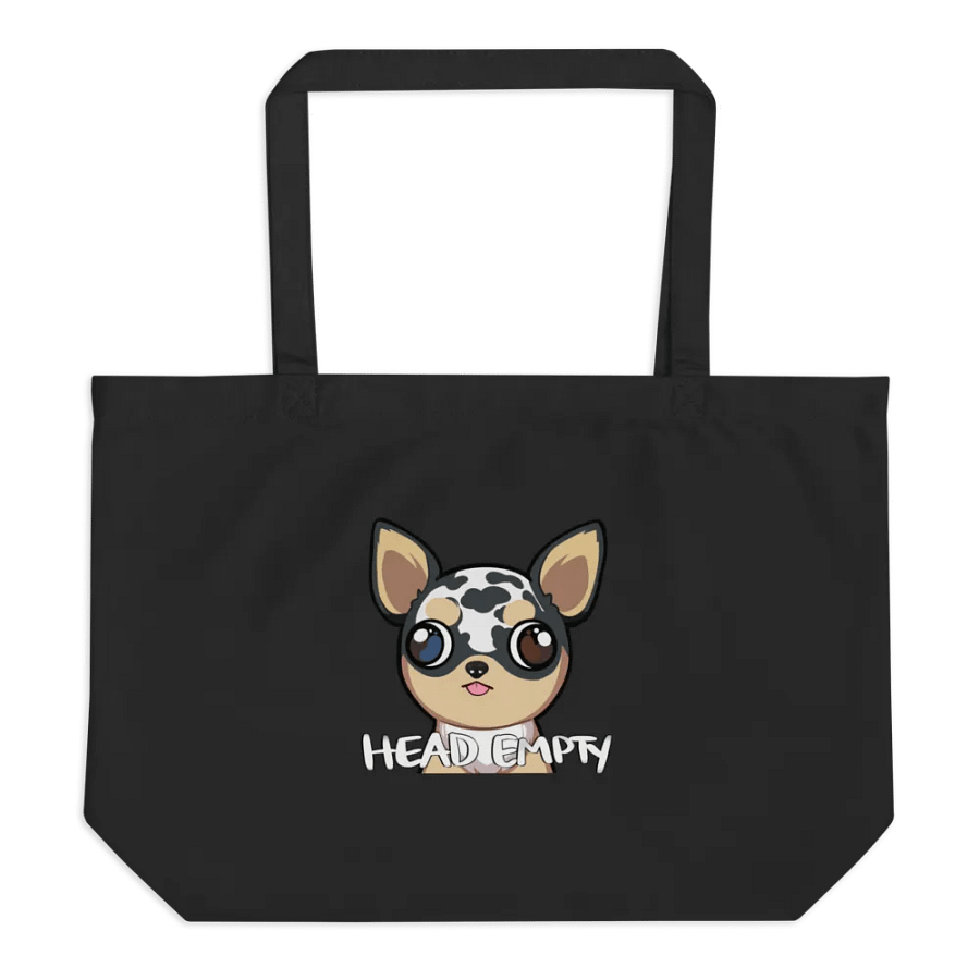 Black Head Empty, No Thoughts Tote product image (1)