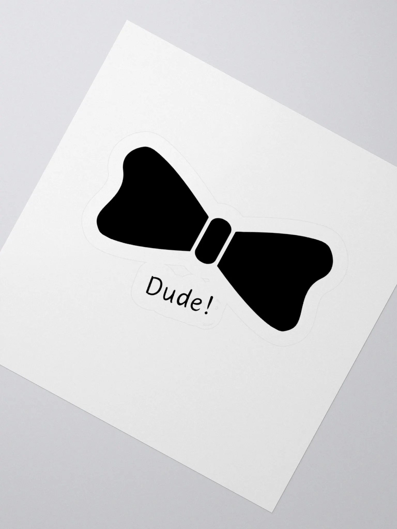 Dudish bow tie design sticker 013 product image (2)