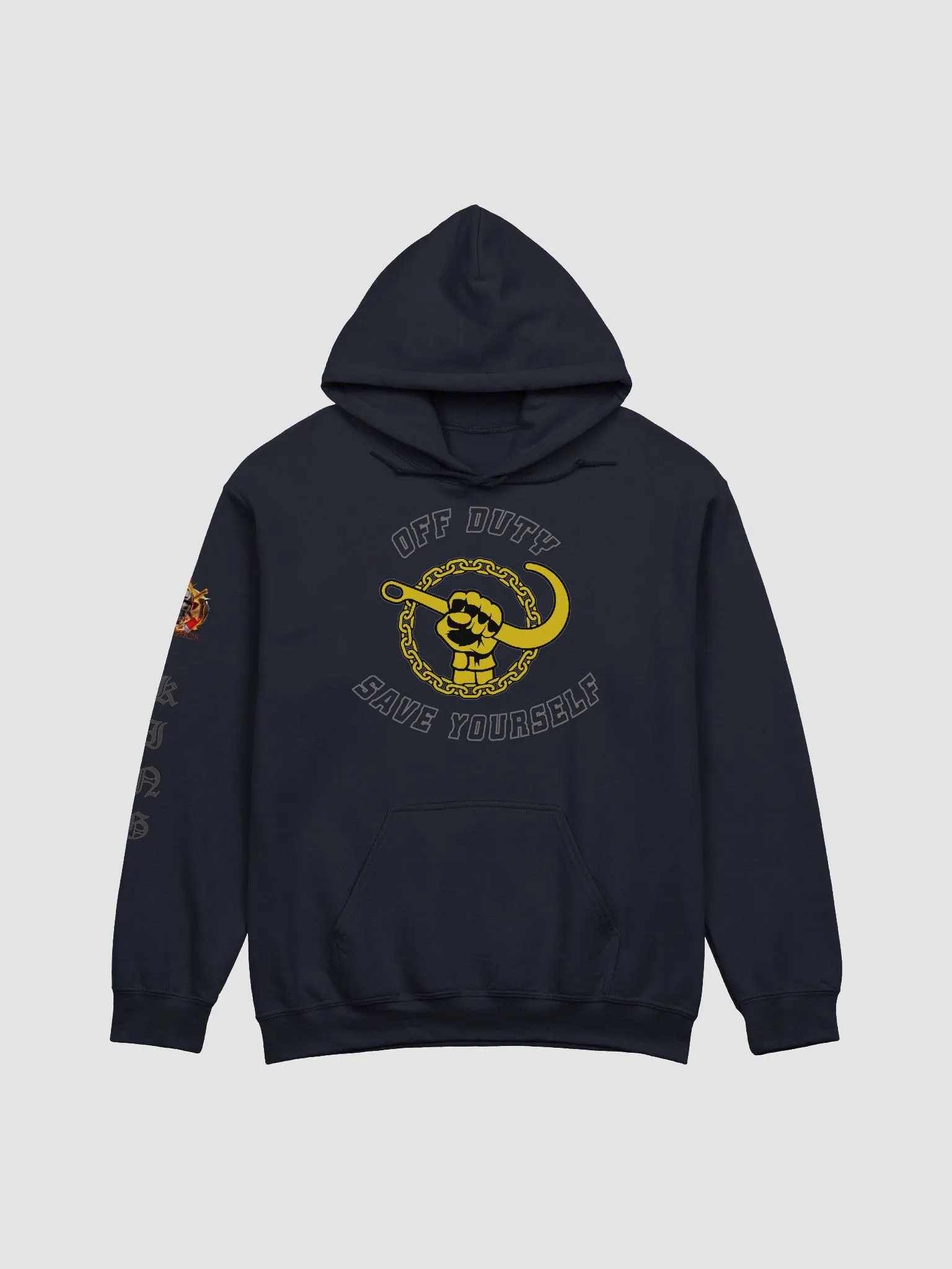 "Off Duty, Save Yourself" Tow Hoodie product image (6)